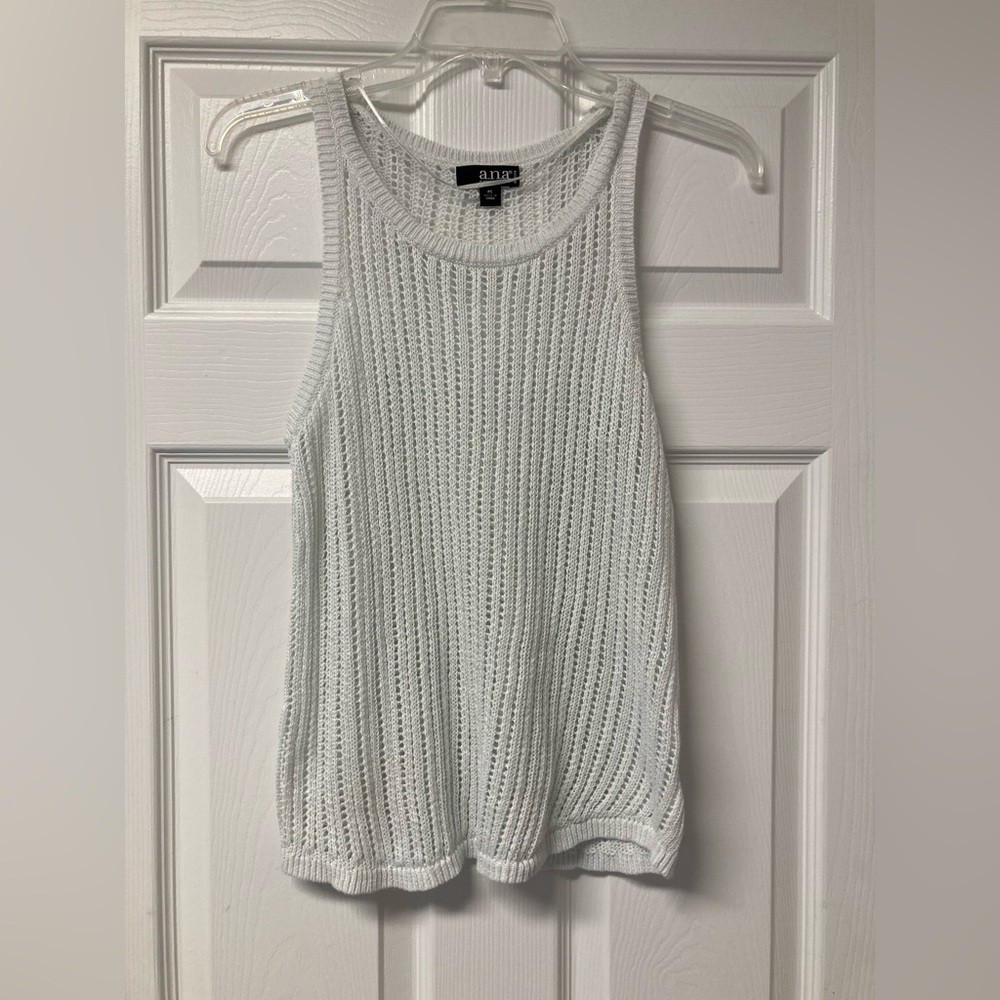 A.n.a. Petite small crochet razorback top